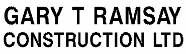 Gary T Ramsay Construction Ltd